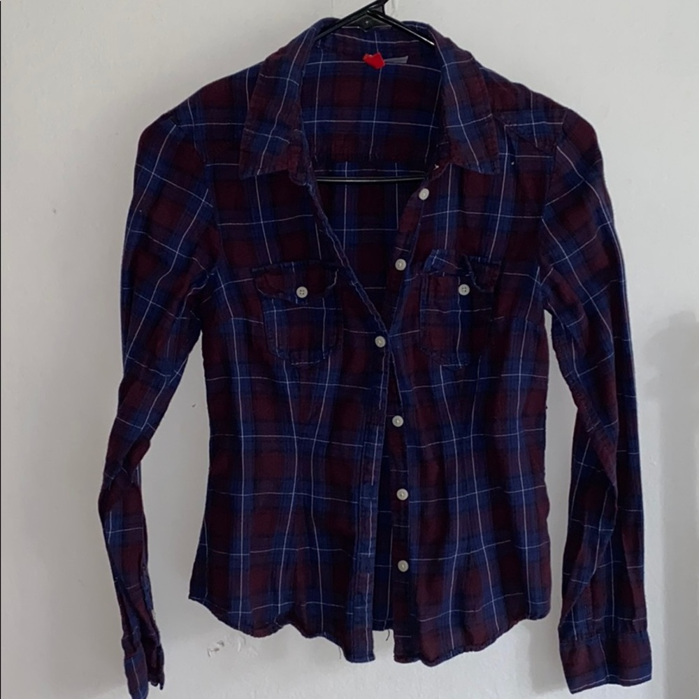 Divided button down